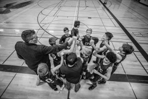 Basketball coach and kids_Commitment