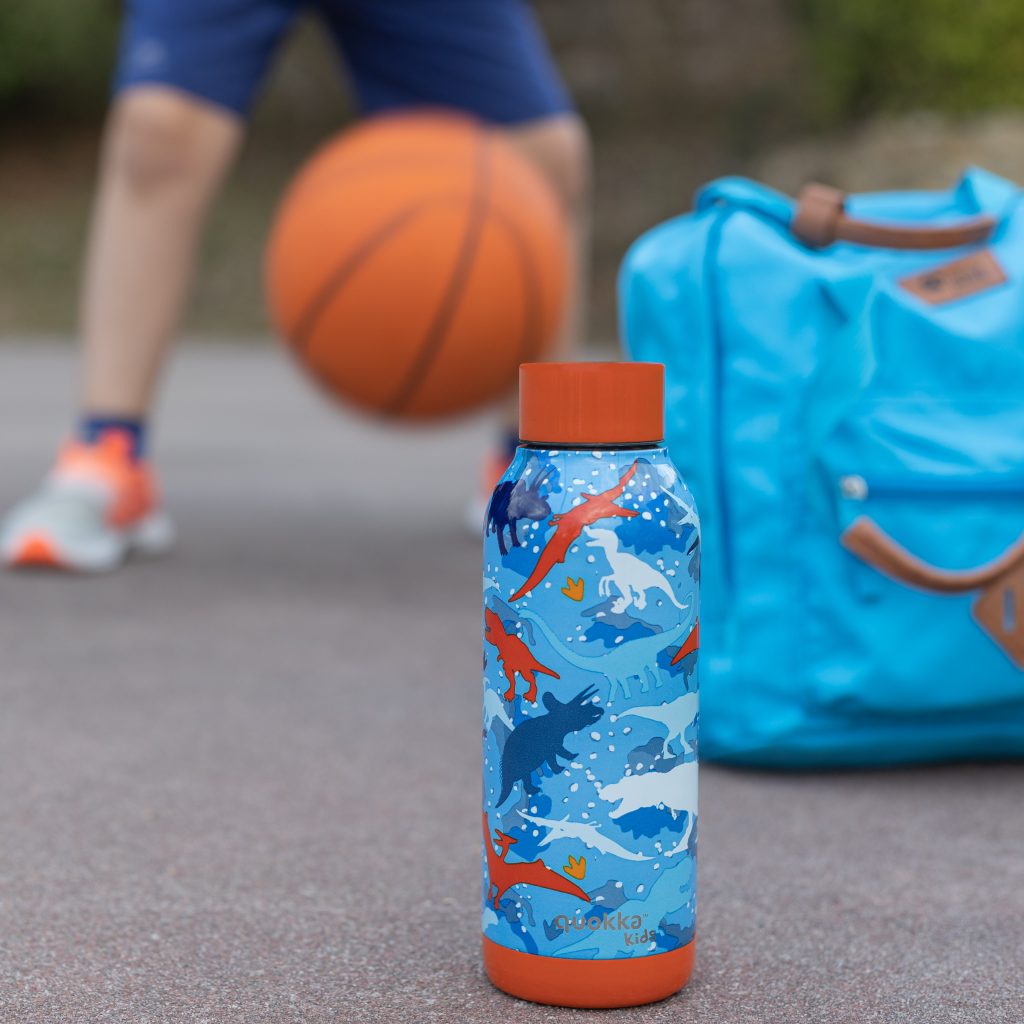 Kid basketball thermos graphic