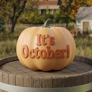 It's October!